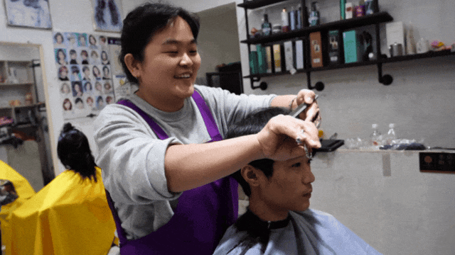 发型师晓华广州开剪，爆改中年平头大叔！网友：剪完秒变“叔圈天菜”